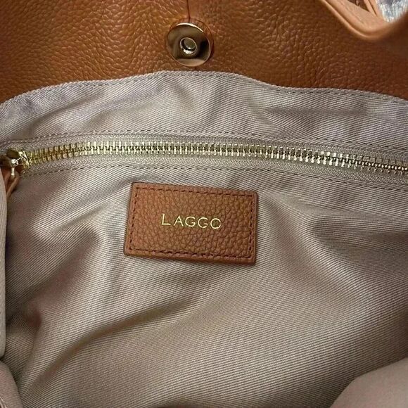 NWOT LAGGO Bella-British Tan Slouchy Bag - Picture 6 of 13